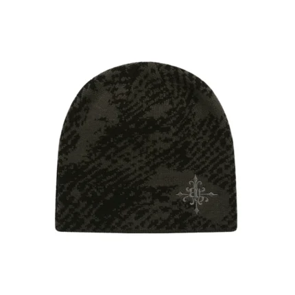 Amoses Black Python Beanie