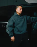 Amoses Pleated Hoodies