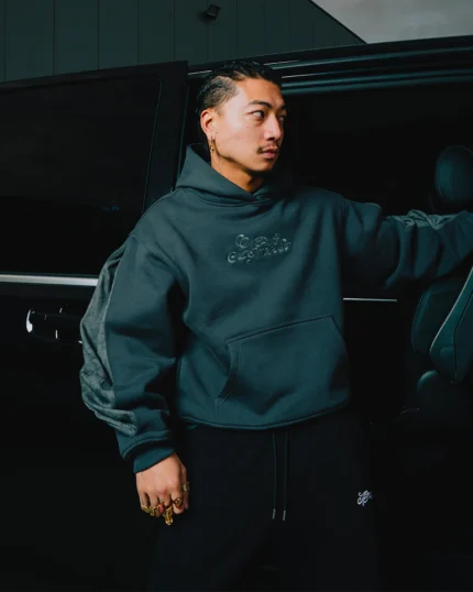 Amoses Pleated Hoodies